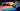 A vibrant close-up of rainbow colours