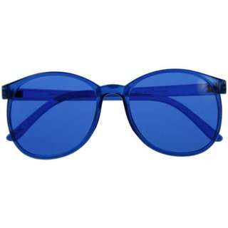 Colour Therapy Round Style Eyewear — Blue