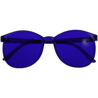 Colour Therapy Round Style Eyewear — Indigo