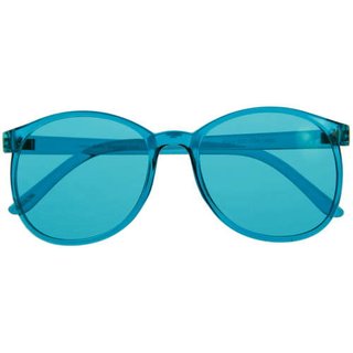 Colour Therapy Round Style Eyewear — Turquoise